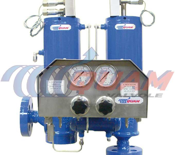 quam pneumatic liquid discharge valve