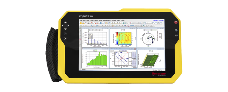 vibration instruments - portable sound and vibration analyzers - impaq Pro Portable Vibration Analyzer