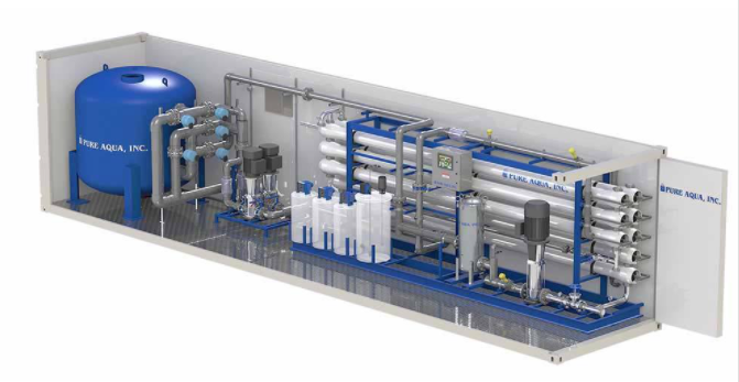 pure aqua custom purification - containerized equipment - cro