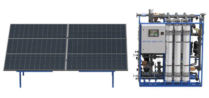 pure aqua solar powered ultrafiltration systems