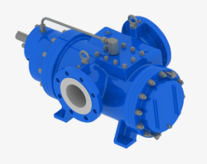 rotopumps twin screw pumps - horizontal internal bearing